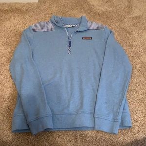 Vineyard Vines Shep Shirt SZ L Seersucker detail